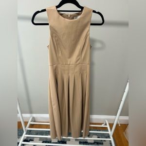 En Saison Tan Leather Dress- LIKE NEW